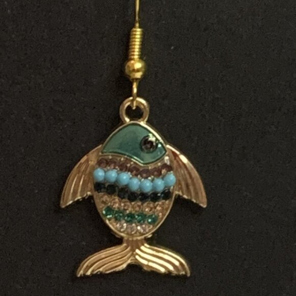 Fish Earring, Fishing Earring, Fish Jewelry, Gift Idea, Silly Animal Earrings - Picture 3 of 8